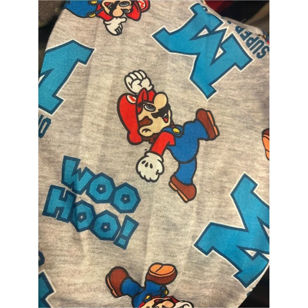 Super Mario Pajama Pants Sz 6